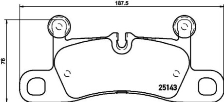 Колодки дискового тормоза BEHR-HELLA 8DB 355 023-371 (фото 1)