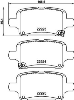 Klocki ham. tyі INSIGNIA BEHR-HELLA 8DB355037721