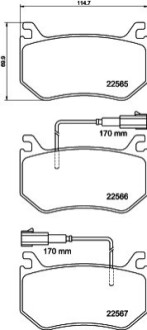 Klocki ham. tył ALFA ROMEO BEHR-HELLA 8DB355039031