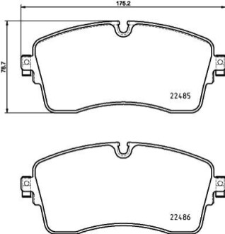 Колодки дискового тормоза BEHR-HELLA 8DB355039321