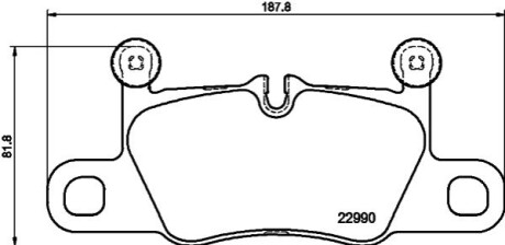 Колодки дискового тормоза BEHR-HELLA 8DB 355 039-821 (фото 1)