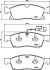 Brake Pad Set, disc brake BEHR-HELLA 8DB355039871 (фото 1)