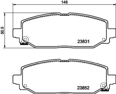 Klocki ham. tyі JEEP BEHR-HELLA 8DB355040021