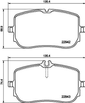 Klocki ham. prz. MERCEDES BEHR-HELLA 8DB355040161