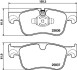 Brake Pad Set, disc brake BEHR-HELLA 8DB355041091 (фото 1)