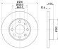 Тормозной диск BEHR-HELLA 8DD 355 100-431 (фото 1)