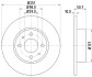 Тормозной диск BEHR-HELLA 8DD 355 101-101 (фото 4)