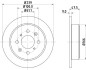 Тормозной диск BEHR-HELLA 8DD 355 104-951 (фото 4)