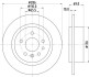 Гальмівний диск BEHR-HELLA 8DD 355 107-001 (фото 4)