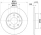 Тормозной диск BEHR-HELLA 8DD 355 108-311 (фото 4)