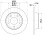 Тормозной диск BEHR-HELLA 8DD 355 109-091 (фото 4)