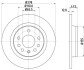 Тормозной диск BEHR-HELLA 8DD 355 109-211 (фото 4)