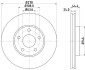 Тормозной диск BEHR-HELLA 8DD 355 110-281 (фото 4)