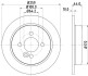 Тормозной диск BEHR-HELLA 8DD 355 115-261 (фото 4)