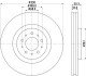 Тормозной диск BEHR-HELLA 8DD 355 115-591 (фото 4)