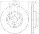 Гальмівний диск зад. XC60 08- 2.0-3.2 (PRO) BEHR-HELLA 8DD355116-191 (фото 2)