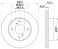 Тормозной диск BEHR-HELLA 8DD 355 116-501 (фото 4)