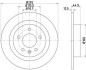 Диск тормозной - (95527033 / 569099 / 569085) BEHR-HELLA 8DD 355 116-601 (фото 1)