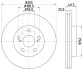 Тормозной диск BEHR-HELLA 8DD 355 116-981 (фото 4)