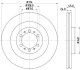 Гальмівний диск Mitsubishi Pajero 2.5 Td/3.0 V6 98- BEHR-HELLA 8DD 355 118-741 (фото 4)