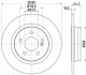 Гальмівний диск зад. Mercedes B Klasa 246 11- BEHR-HELLA 8DD 355 119-421 (фото 1)