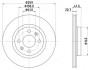 Диск гальмівний перед. Renault Clio I, Clio Ii, Kangoo, Kangoo Express, Megane I, Megane I Classic, Megane I Coach 1.2-2.0 06.8 BEHR-HELLA 8DD355126-531 (фото 1)