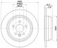 ROVER Диск торм. задний Freelander 2,0-2,2 -14 - (LR039935) BEHR-HELLA 8DD 355 126-781 (фото 1)