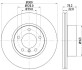 Тормозной диск BEHR-HELLA 8DD 355 129-401 (фото 4)