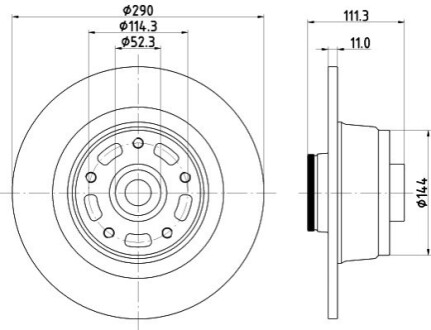 Автозапчасть BEHR-HELLA 8DD355133311