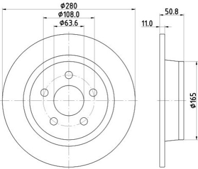 Tarcza ham. malow. tyі TRANSIT 18- BEHR-HELLA 8DD355133741