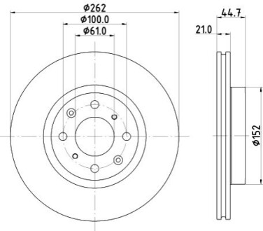 Автозапчасть BEHR-HELLA 8DD355134691