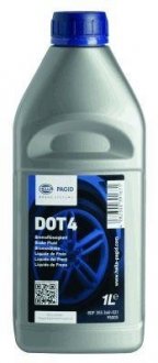 Рідина гальмівна DOT 4, 1л. BEHR-HELLA 8DF 355 360-021