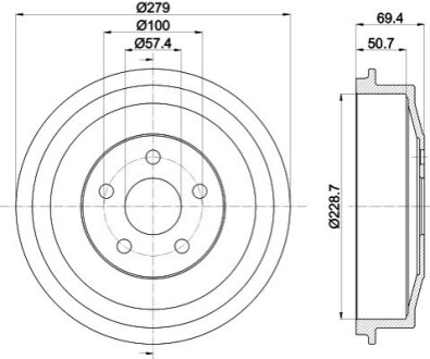 Автозапчасть BEHR-HELLA 8DT355303101