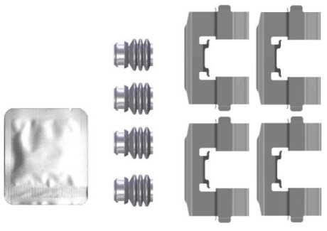 Комплект приладдя, гальмівний супорт 8DZ BEHR-HELLA 8DZ355205761