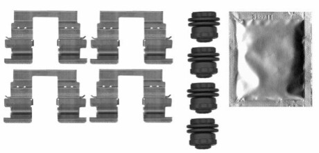 Комплект приладдя, накладка дискового гальма 8DZ BEHR-HELLA 8DZ355206281