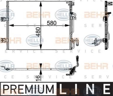 Автозапчасть BEHR-HELLA 8FC 351 301-611