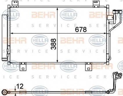 Конденсатор BEHR-HELLA 8FC 351 344-604