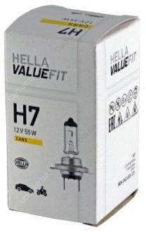 Лампа 12V H7 55W PX26d VALUEFIT BEHR-HELLA 8GH 242 632-121 (фото 1)