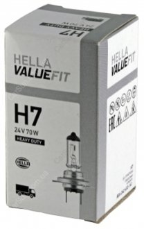 Лампа VALUEFIT H7 24V 70W PX26d BEHR-HELLA 8GH 242 632-141