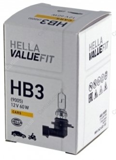 Лампа VALUEFIT HB3 12V 60W P20d BEHR-HELLA 8GH 242 632-181 (фото 1)