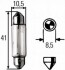 Автолампа SV8,5 12V 18W 11X41 BEHR-HELLA 8GM 002 091-121 (фото 3)