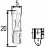 Лампочка 12 V 1.2 W W2X4.6D W1.2W BEHR-HELLA 8GP002095-121 (фото 3)