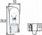 Лампочка 12 V 5 W W2.1X9.5D W5W BEHR-HELLA 8GP 003 594-121 (фото 3)