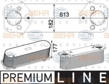 Интеркулер BEHR-HELLA 8ML 376 750-501