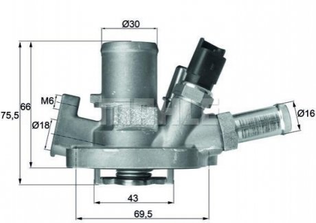 Термостат BEHR-HELLA TI15180