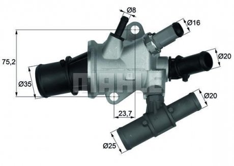 Термостат BEHR-HELLA TI 168 88