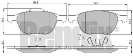 Автозапчасть Bendix 510237