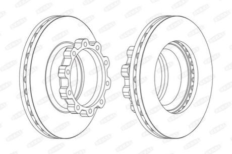 Гальмівний диск BERAL BCR170A