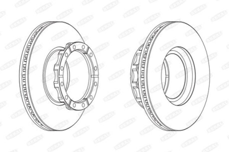Тормозной диск BERAL BCR173A