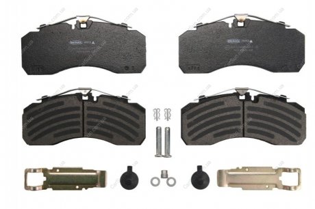 Комплект тормозных колодок, дисковый тормоз, WVA29253 PROTEC-S фрикционная смесь для прицепных осей - BERAL BCV29253TK (фото 1)